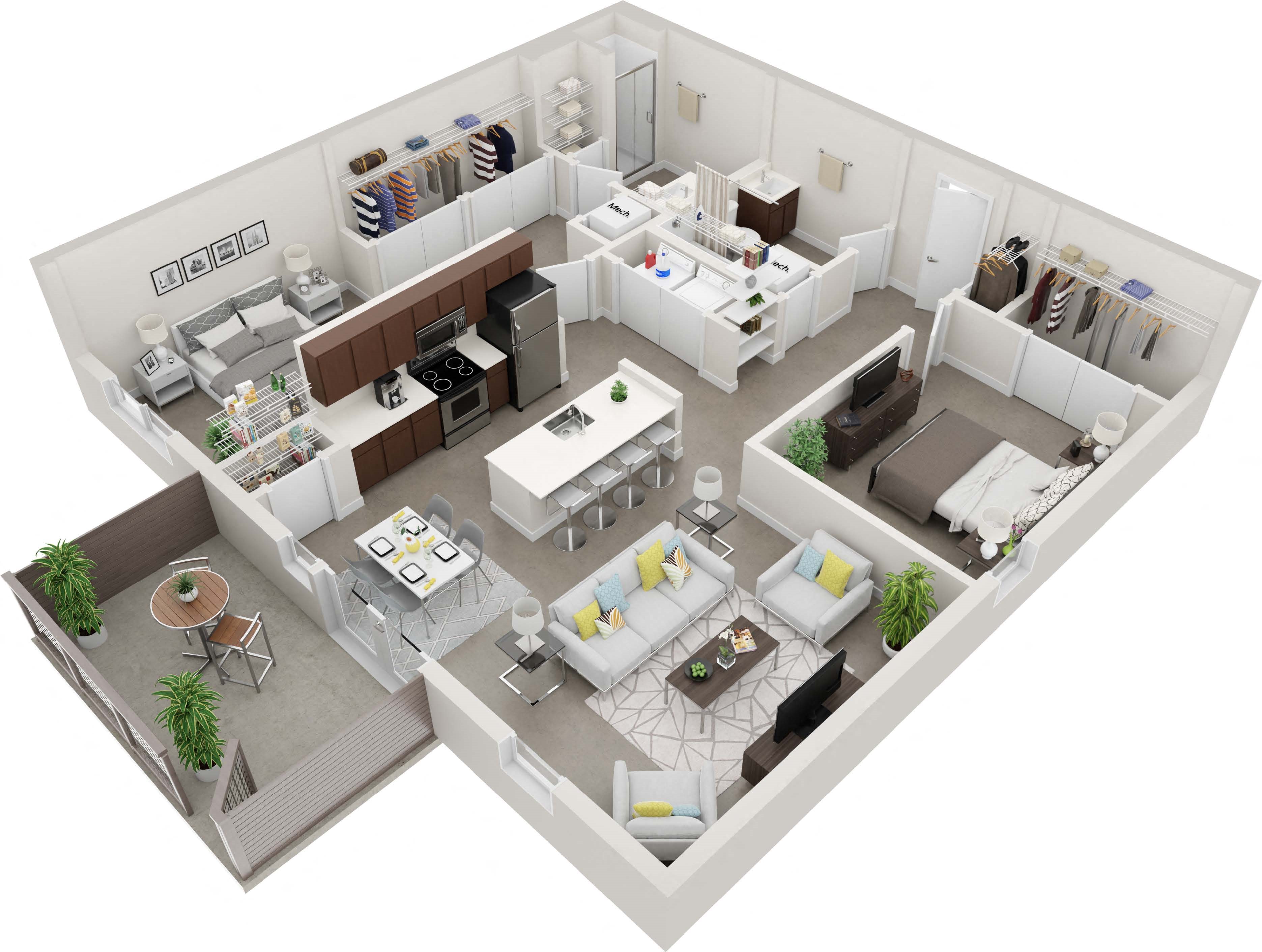 Thornton Flats - C Floorplan Thornton Flats - C First Floor Floorplan